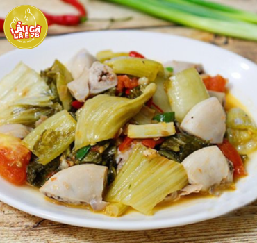 DỒI TRƯỚNG XÀO CẢI CHUA