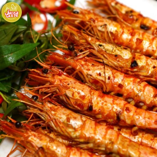 TÔM NƯỚNG MẮM NHĨ
